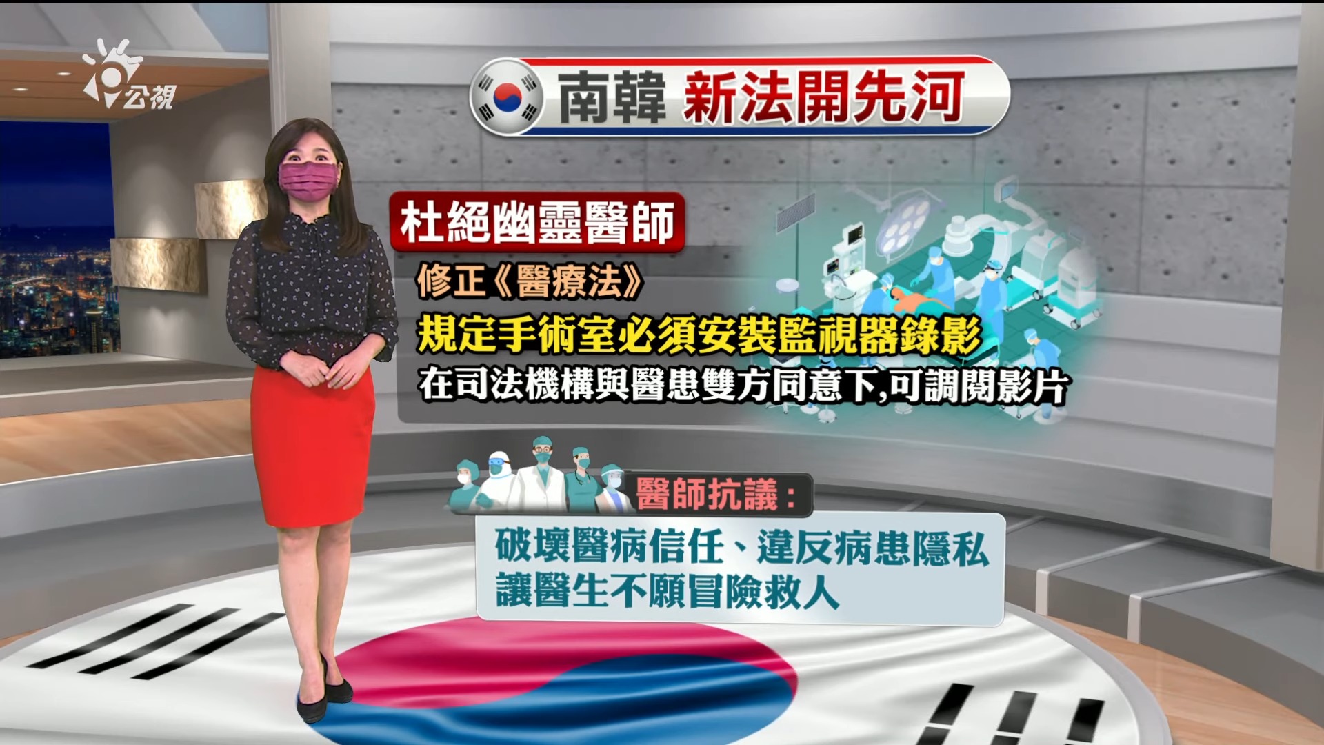 2021.09.01新聞全球話-[避醫療糾紛 南韓手術室須裝監視系統]