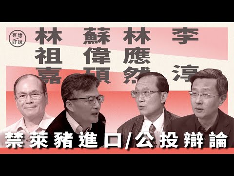 公投辯論｜禁止萊豬進口？｜蘇偉碩、林祖嘉 vs. 林應然、李淳